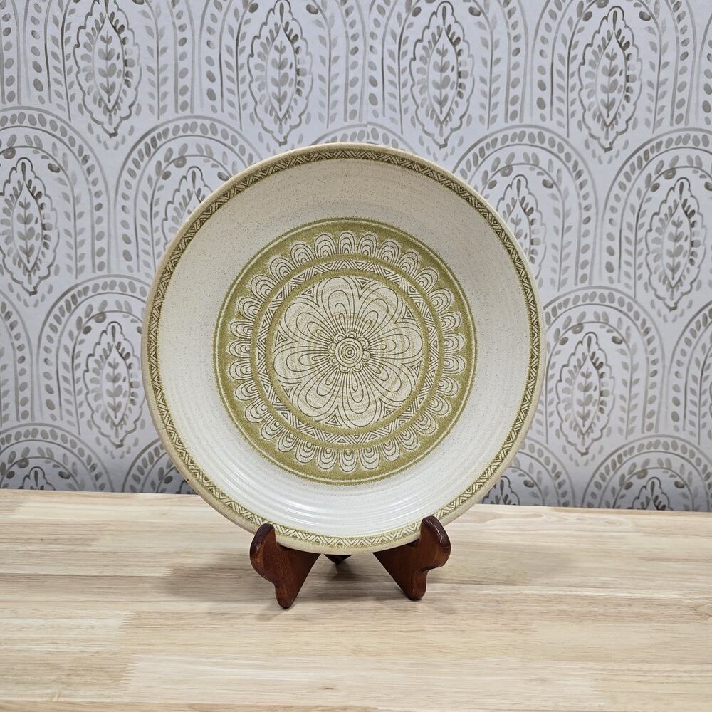 Large Decorative Wall Decor Plate Hacienda Green Franciscan Earthenware